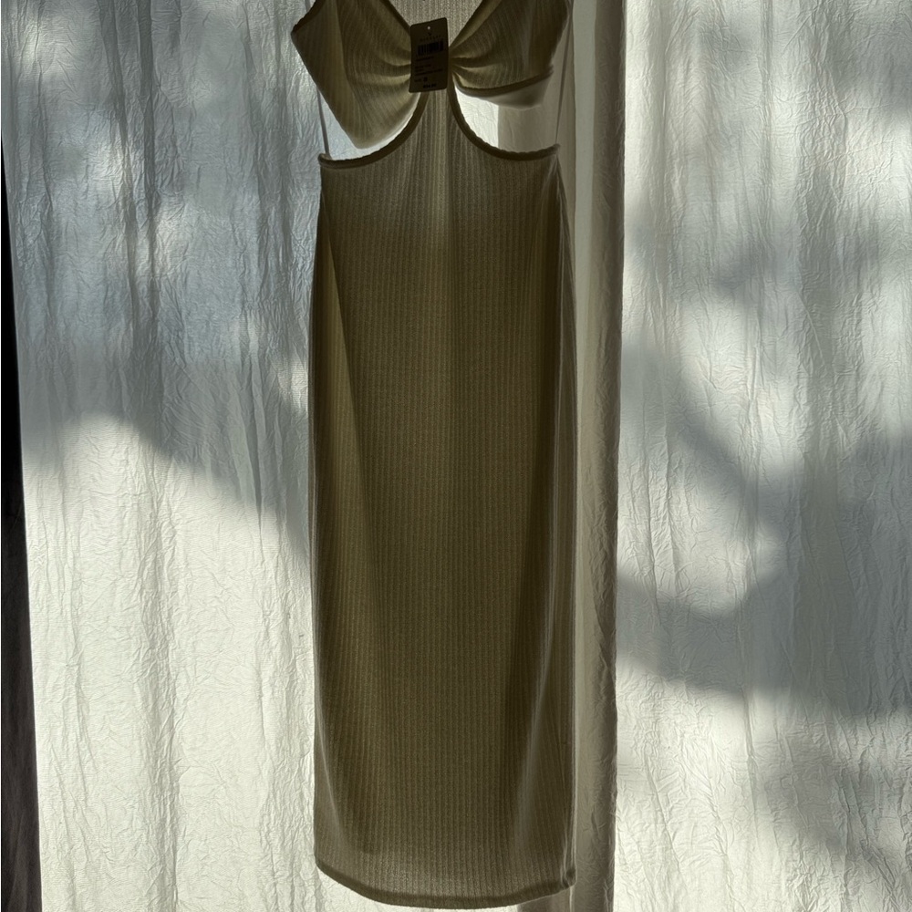 NWT Windsor Ivory Cutout Beach Summer Midi Dress - Picture 8 of 15